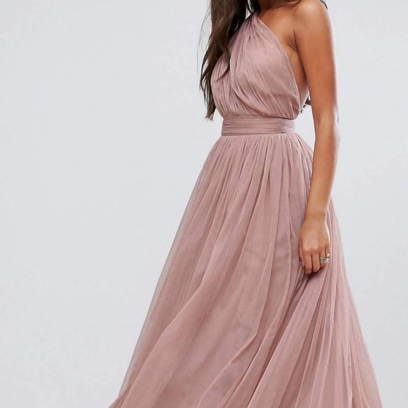 dusty rose dress asos